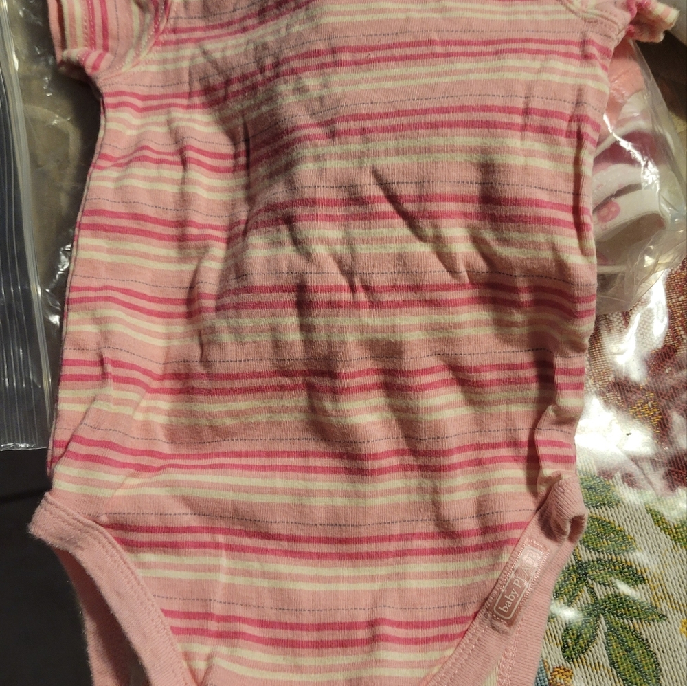 Place Pink Striped Bodysuit